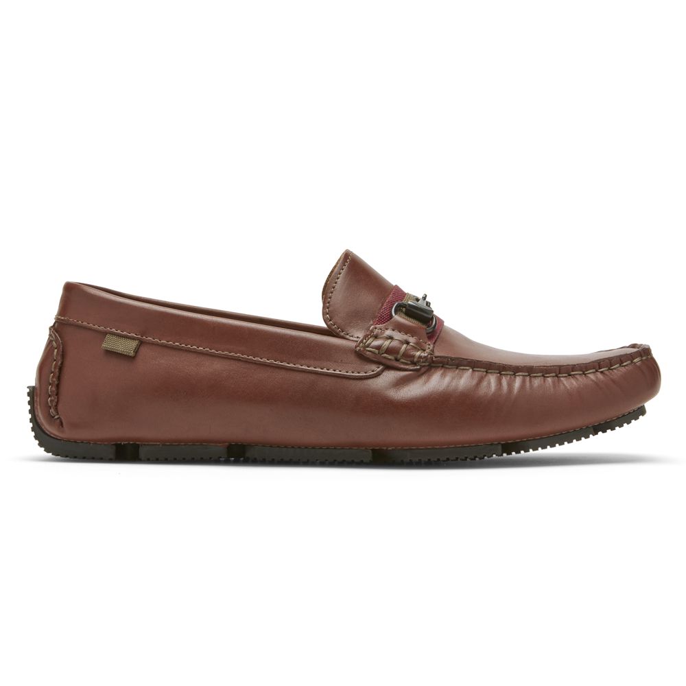 Mocassini Rockport Uomo - Rhyder Bit - Marroni - BQSPKGF-12